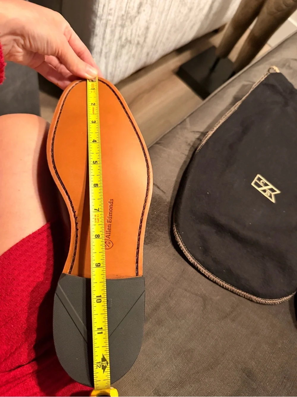 Allen Edmonds brown leather